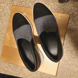 Gently Used Canvas / Leather Slip on
